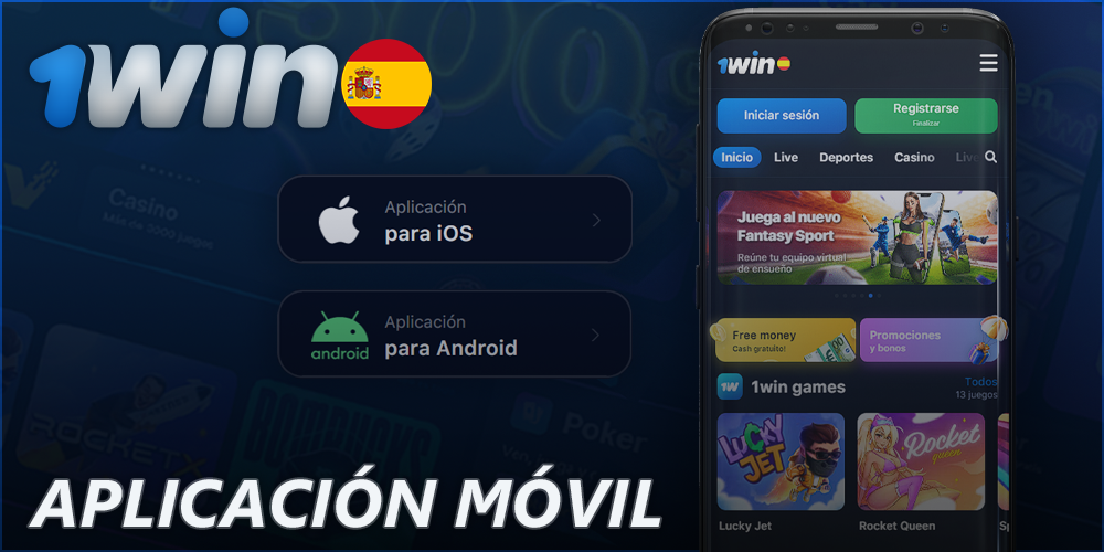 Aplicación móvil 1Win para españoles