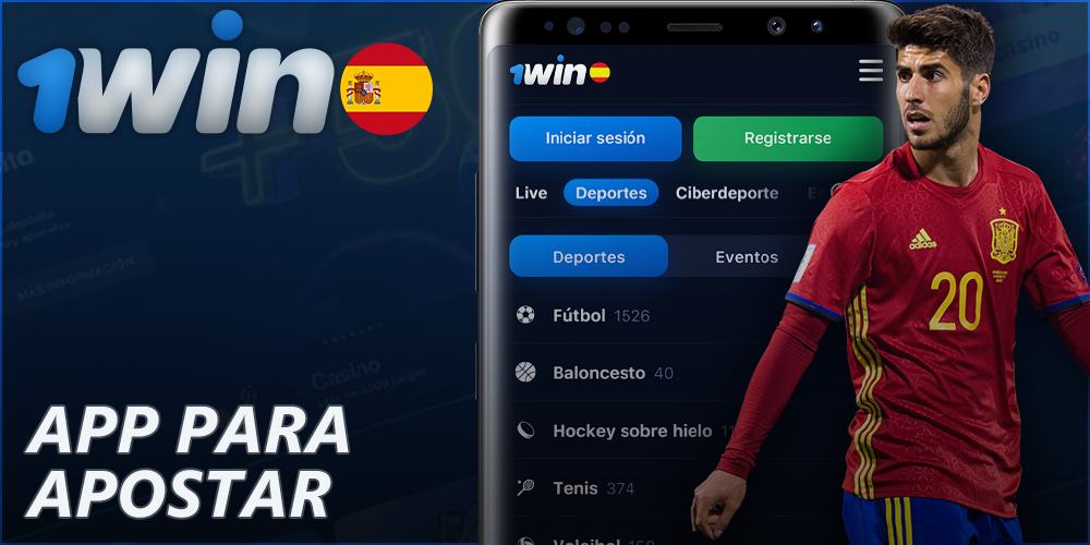 Apuestas deportivas en la aplicación 1Win
