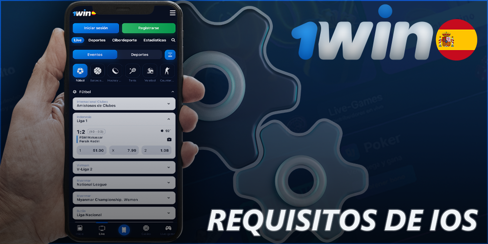 Requisitos del sistema de la aplicación 1Win para iOS