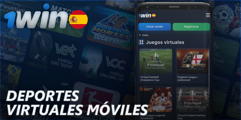 Apuestas en deportes virtuales en la app 1Win