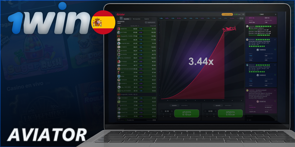 Aviator en 1Win Casino