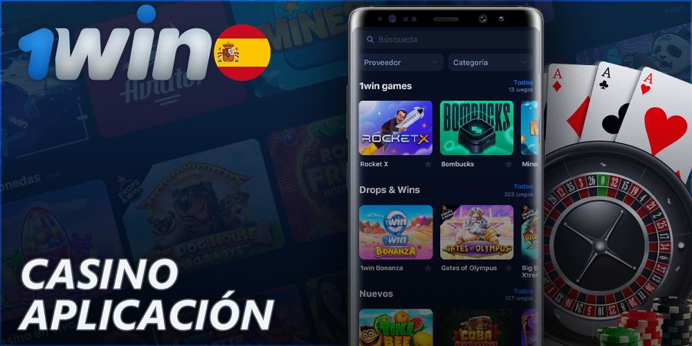 Casino 1Win en la aplicación móvil