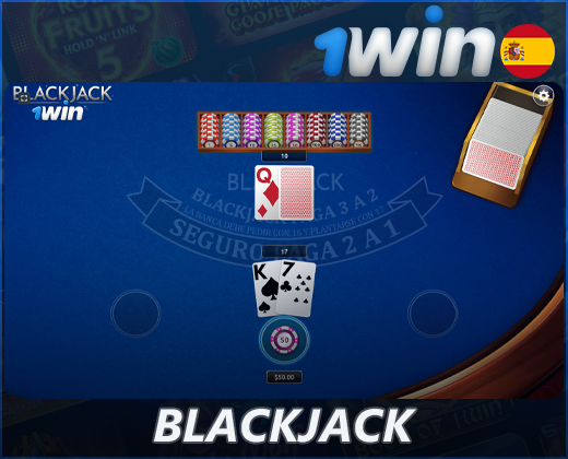 Blackjack en el casino 1Win