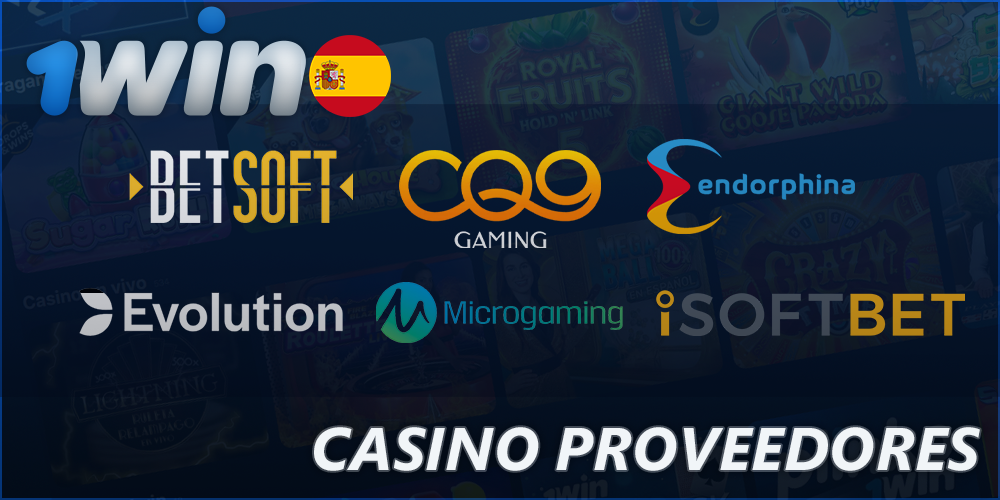 Proveedores de software de casino 1Win España