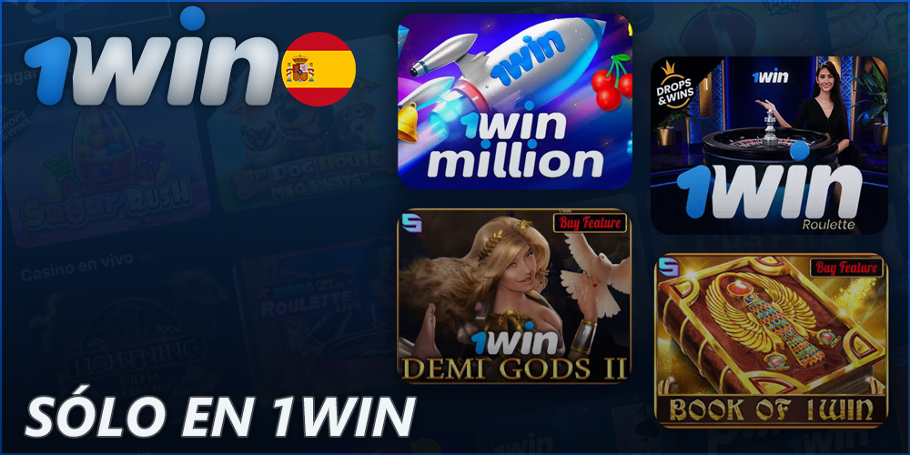 Juegos exclusivos en 1Win Casino