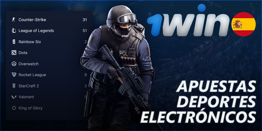 Apuestas eSports en 1Win España
